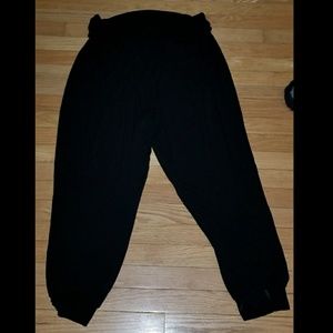Aerie black real soft harem lounge pants xl